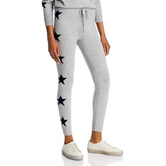 Aqua Cashmere Star Print Jogger Pants Medium nwot - Picture 1 of 1